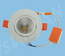 6W – LED COB Tiltable Spot Light (Deep) – WH