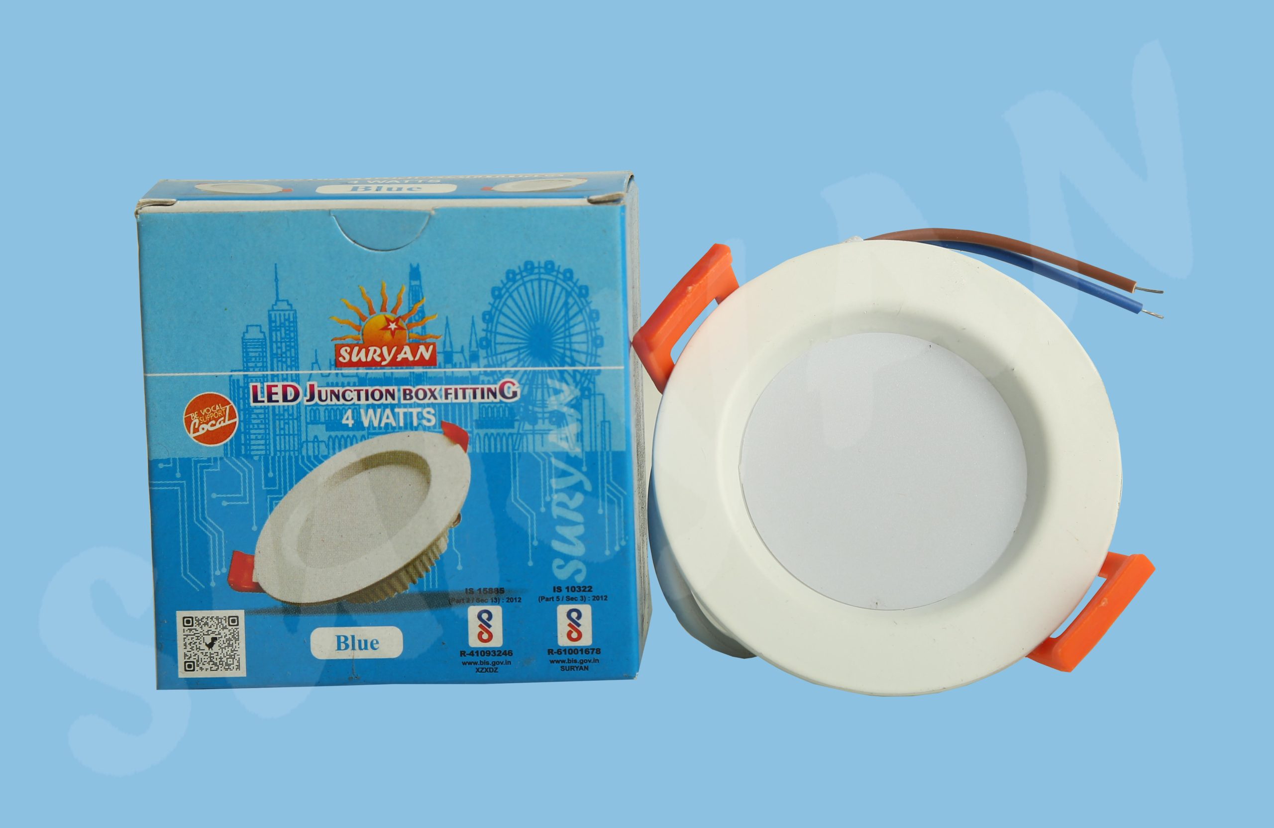 3W/4W - LED Spot Light - WH, WW, BL,GR, PK (AL)