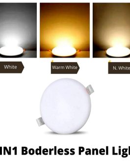 15W LED - Panel Light - 3 IN 1 -Squ/Rou