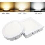 15W LED – Surface Light – Square/Round