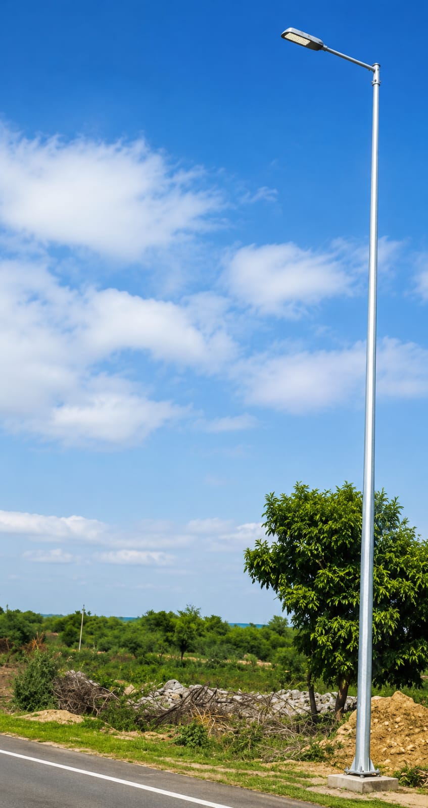 12-mtr-single-arm-pole