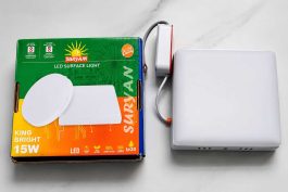 15W LED – Surface Light – 3 IN 1 – Square/Round