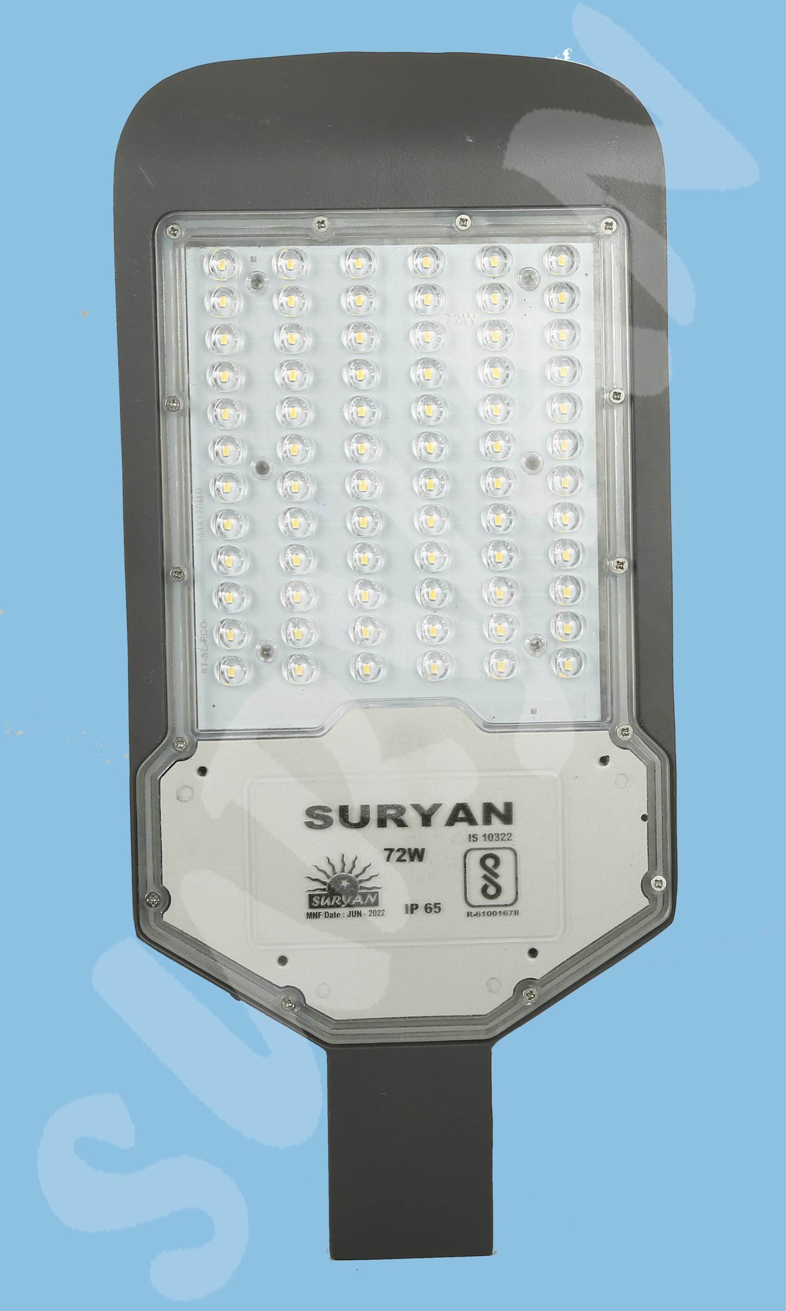 72W - LED Street Light Glass Model