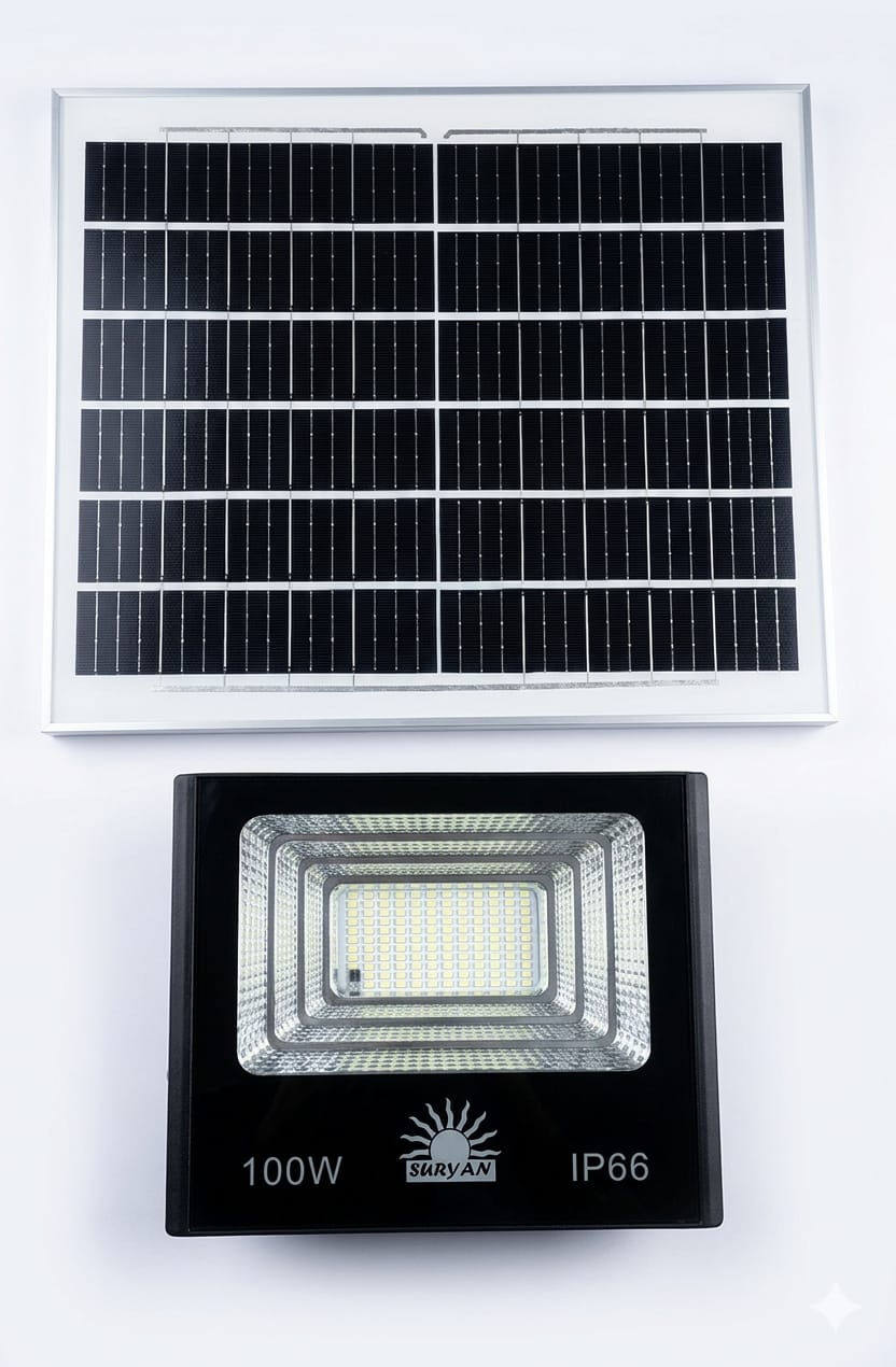 Led solar lights 100w led solar flood light