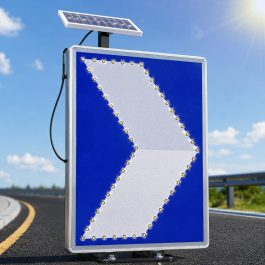 LED Single arrow sign without solar battery