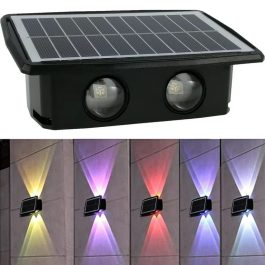 4Way – Solar Wall Light RGB (Non Warranty)