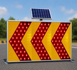 LED 3 arrow sign without solar battery