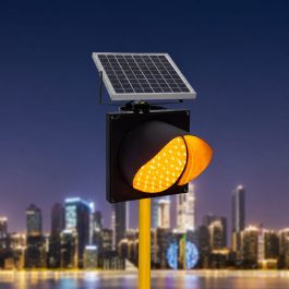 Solar yellow flash light