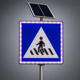 Square Solar Traffic sign