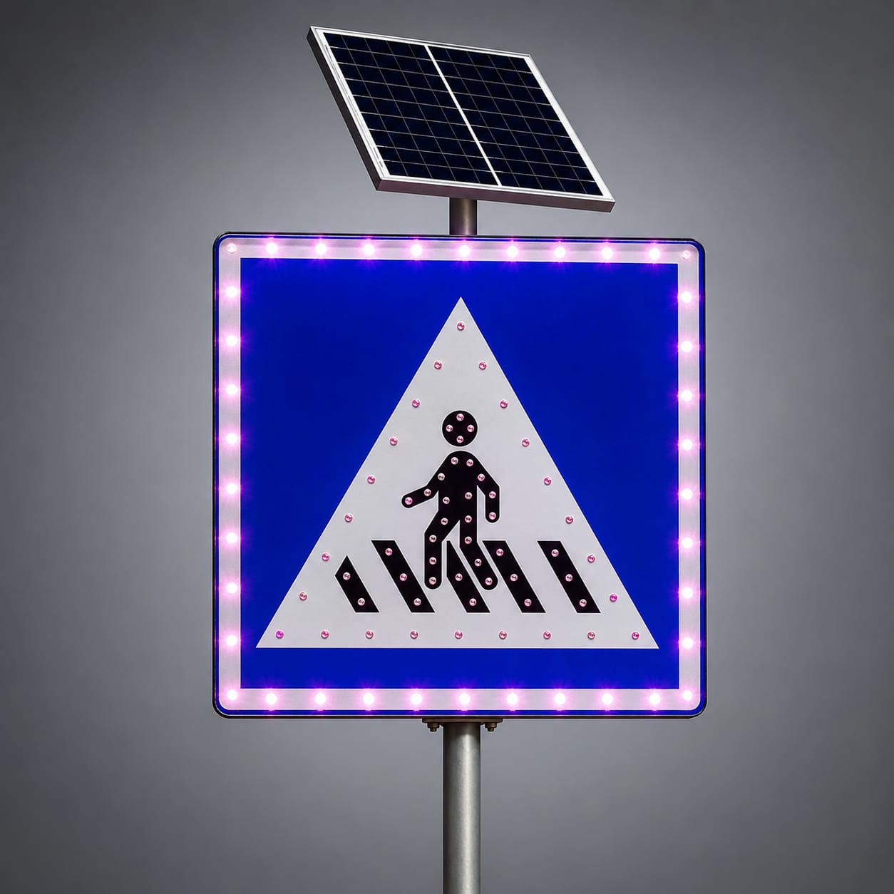 square-solar-traffic-sign